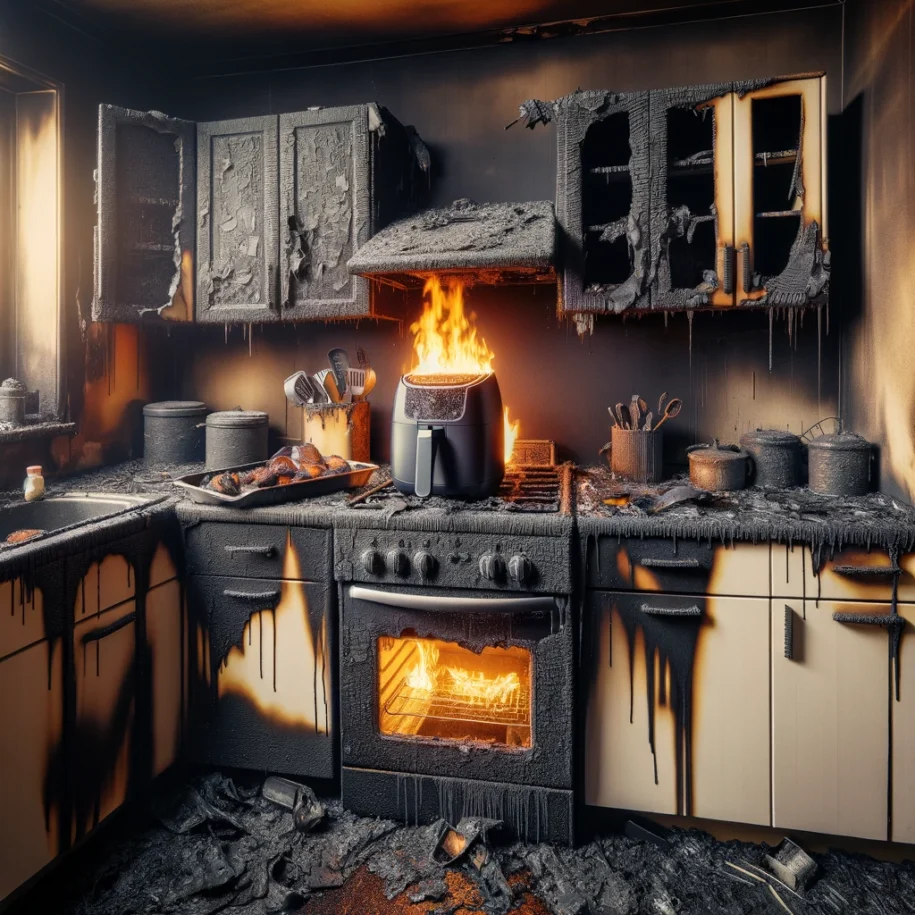 Air Fryer Fire Hazard Alert After Kitchen Incident